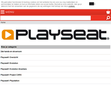 Tablet Screenshot of playseat.nl